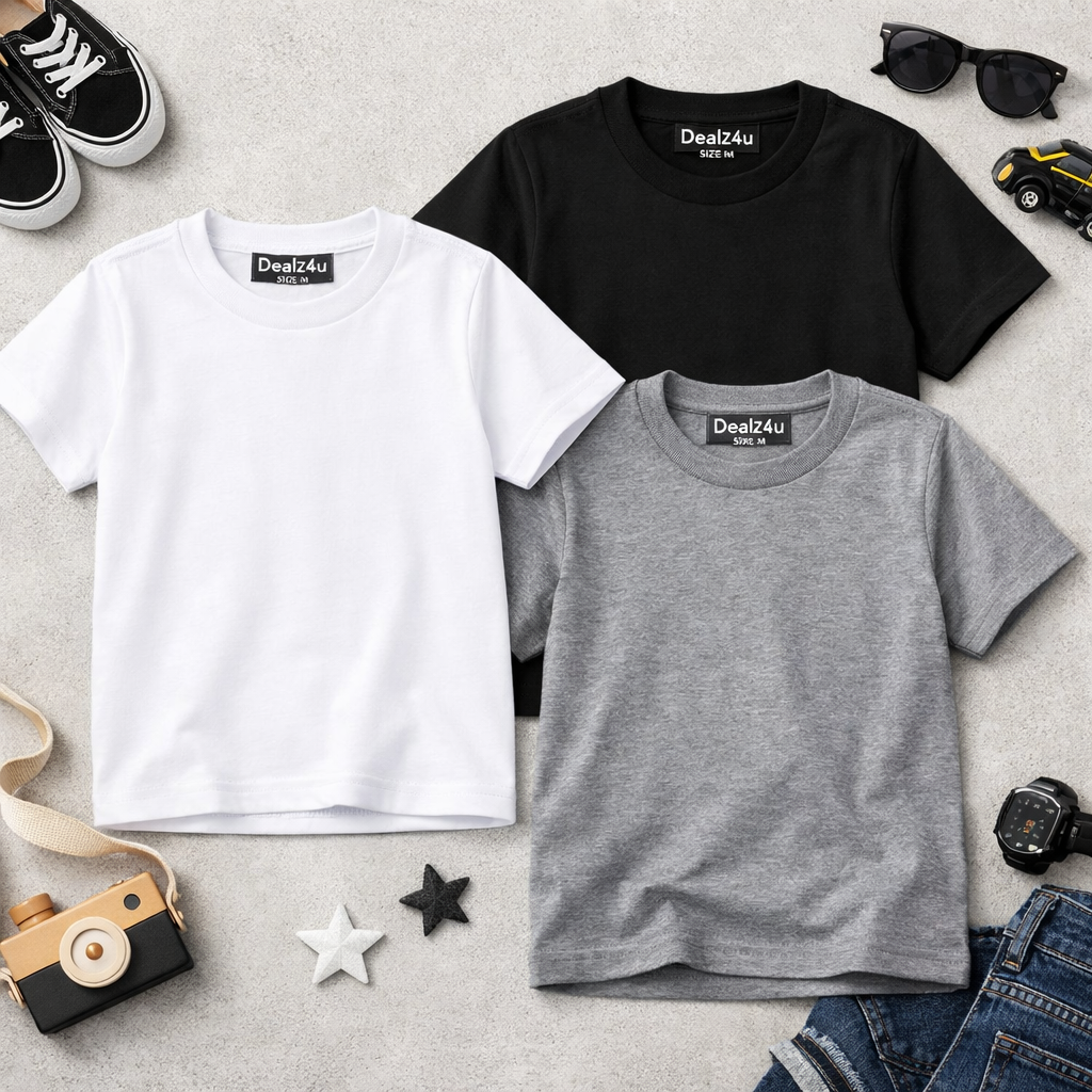 From Playtime to Bedtime – Pack of 3 (Black, White & Grey)