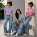Triple Style Combo – Women’s Half Sleeve T-Shirt Pack