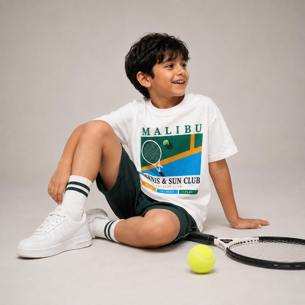 Malibu Tennis Kids Graphic Tee