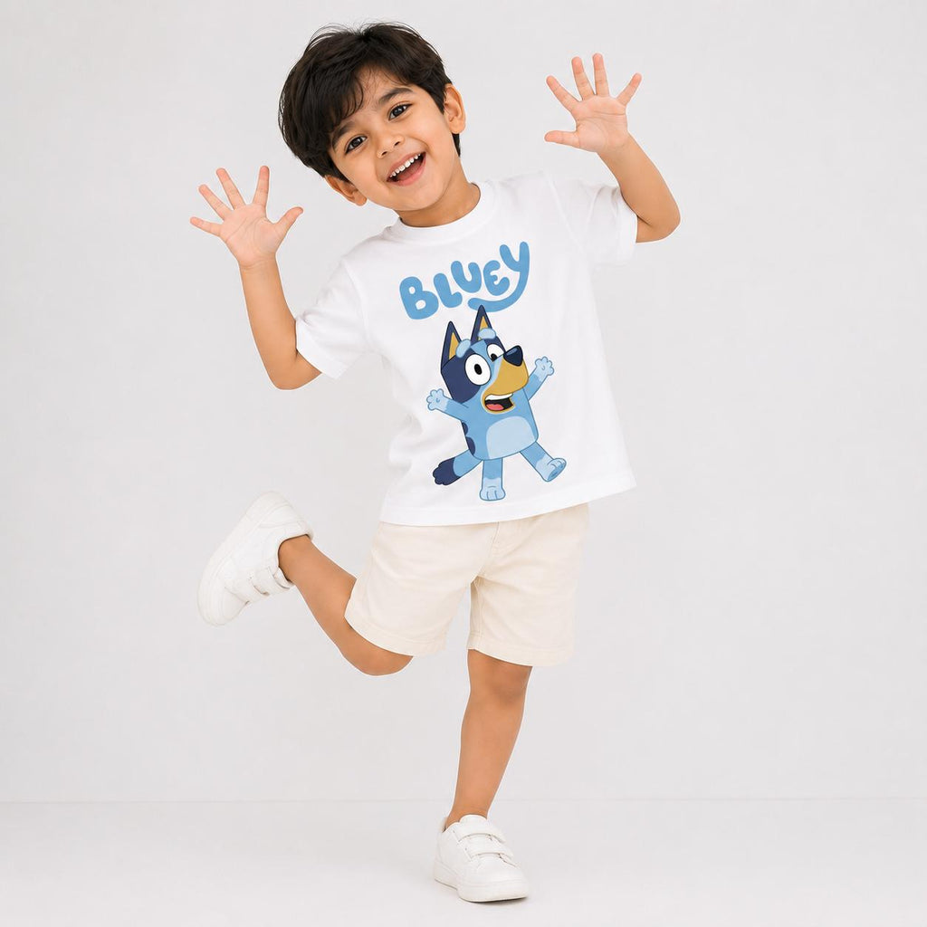 Bluey Kids Graphic T-Shirt – Fun, Soft & Adventure-Ready