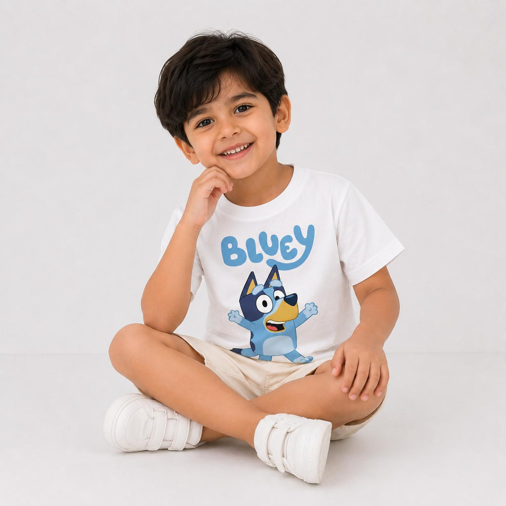 Bluey Kids Graphic T-Shirt – Fun, Soft & Adventure-Ready