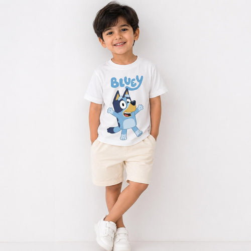 Bluey Kids Graphic T-Shirt – Fun, Soft & Adventure-Ready