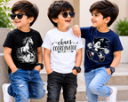 Boys Cotton Jersey Printed T-Shirts – Pack of 3 | Half Sleeves