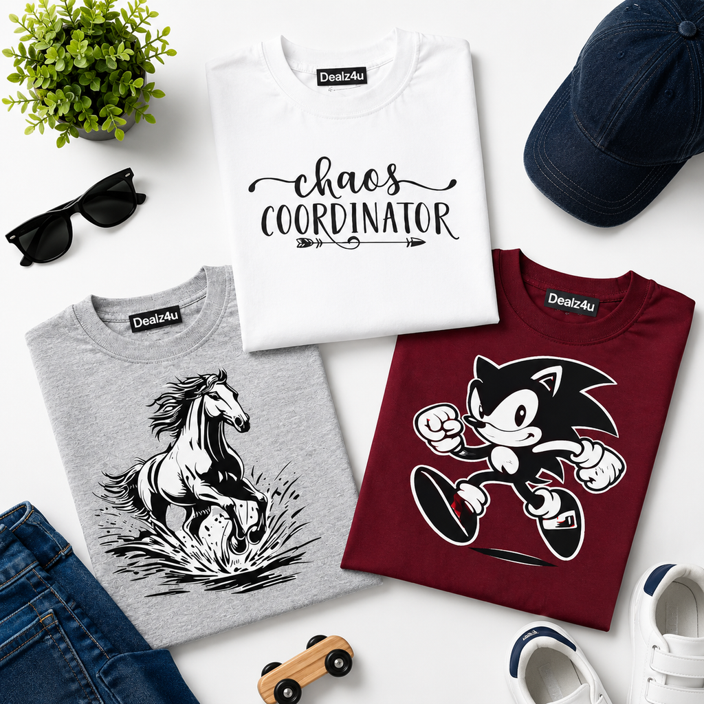 Everyday Comfort Boys T-Shirt Combo – Pack of 3
