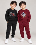 Kids Racing & Space Adventure Sweatshirt Set