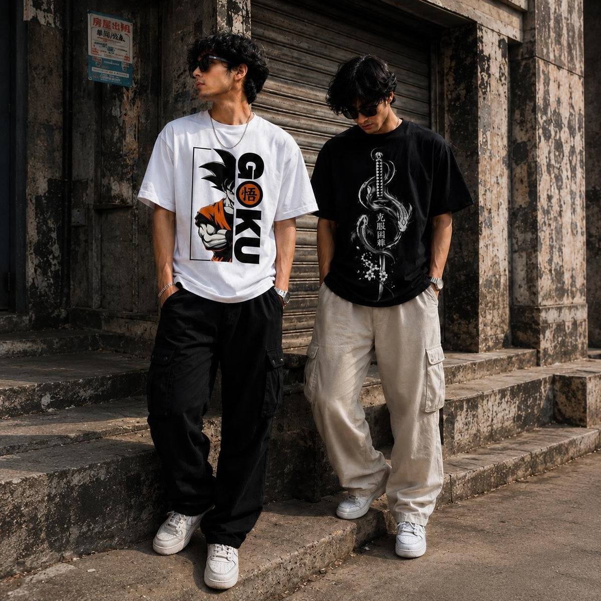 Anime Streetwear Combo Tee Collection