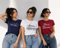 Pick Your Mood. Wear Your Vibe – Women’s Cotton Jersey Graphic Tee Set