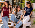Casual Chic Made Easy – 3-Piece Cotton Jersey Tee Collection for Women