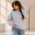 Women’s Essential Heather Grey Sweatshirt