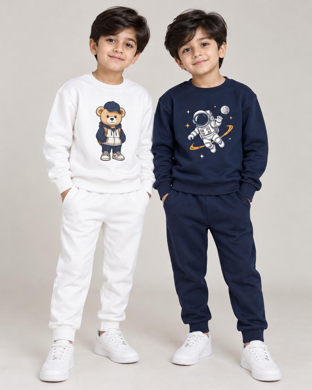 Kids Printed Sweatshirt & Jogger Set