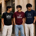 Triple the tees, triple the vibe - men’s printed T-shirts